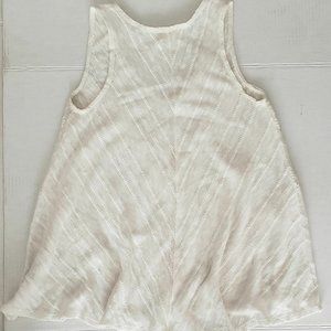 Meadow Rue Anthro Women's Sz S Trapeze Tank White